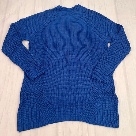 Blue Crew Neck Sweater - Picture 3 of 6